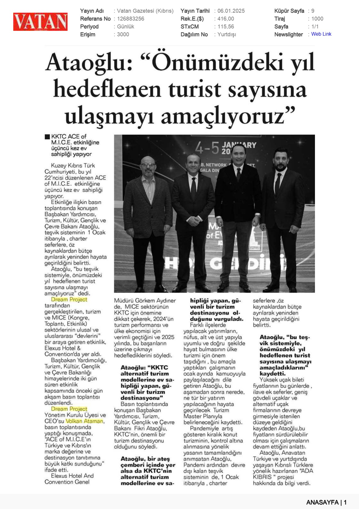 Basında ACE of M.I.C.E. — 2